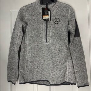 Antigua Heather Gray Women's Pullover